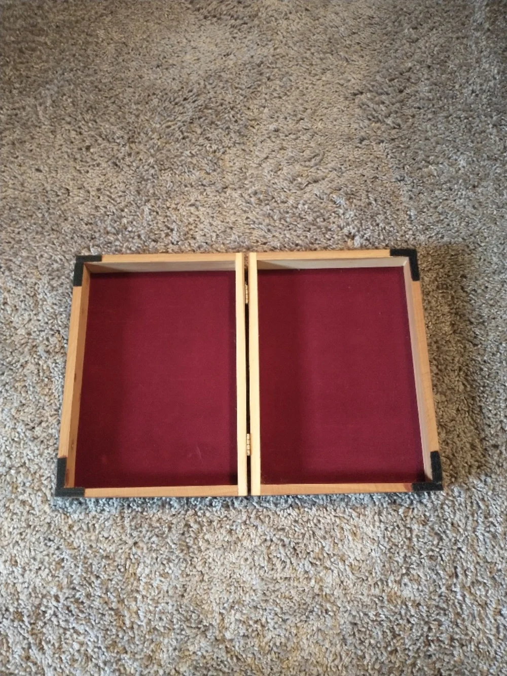 Footprints Poem Wooden Storage Box
